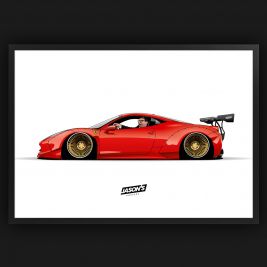 Stonoga's Ferrari 458 Italia / Jason's Posters